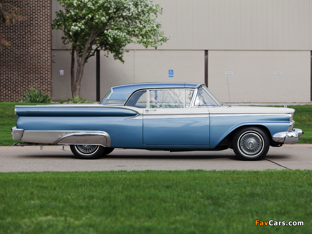 Ford Galaxie Skyliner 1959 wallpapers (640 x 480)