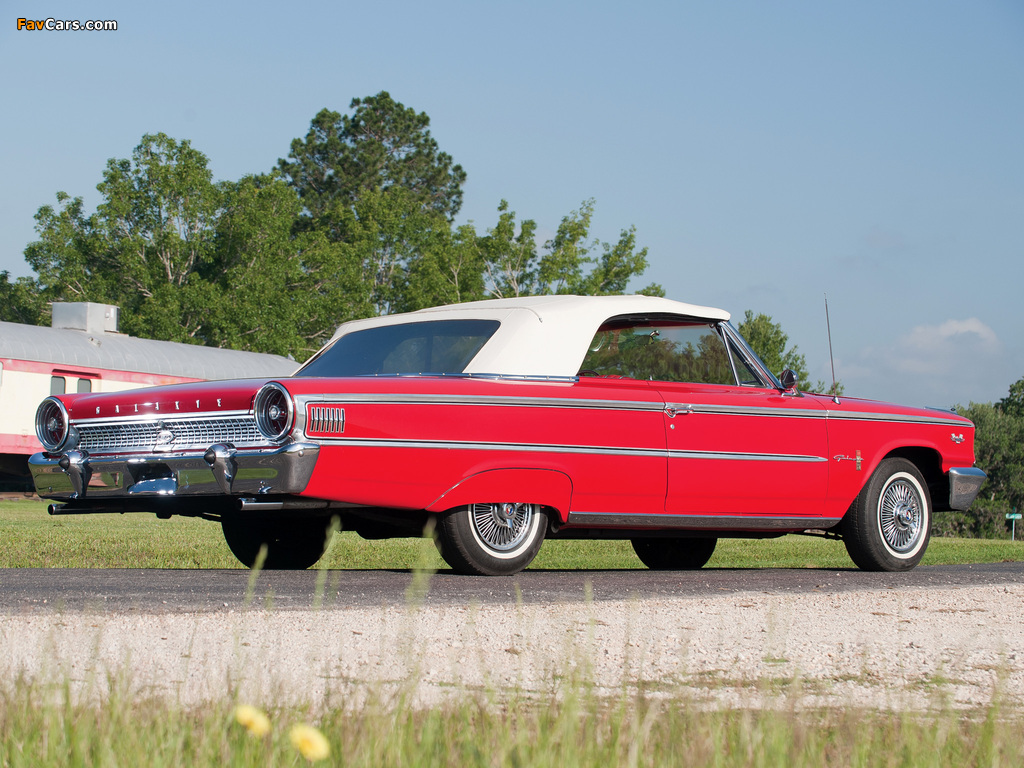 Ford Galaxie 500 XL Sunliner 1963 wallpapers (1024 x 768)