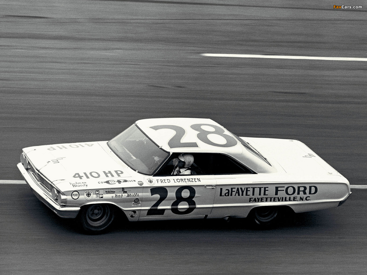 Ford Galaxie 500 XL 427 Lightweight NASCAR Race Car 1963 wallpapers (1280 x 960)
