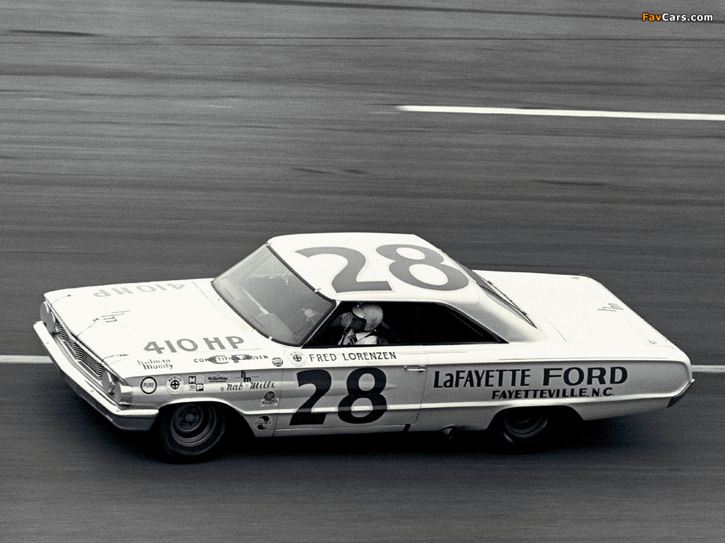 Ford Galaxie 500 XL 427 Lightweight NASCAR Race Car 1963 wallpapers (1024 x 768)