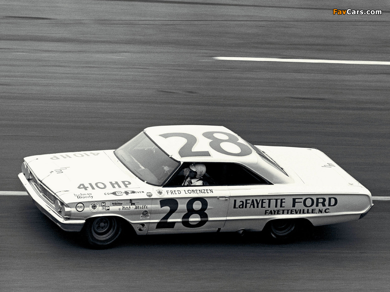 Ford Galaxie 500 XL 427 Lightweight NASCAR Race Car 1963 wallpapers (800 x 600)