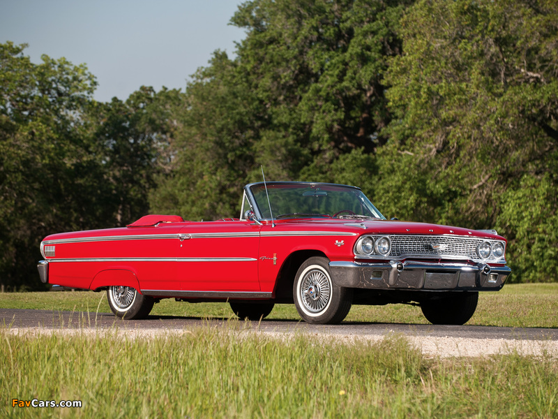 Ford Galaxie 500 XL Sunliner 1963 wallpapers (800 x 600)