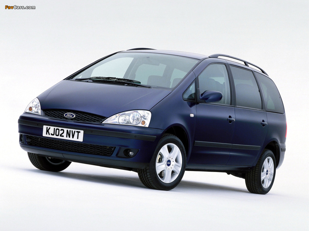 Ford Galaxy UK-spec 2000–06 wallpapers (1024 x 768)