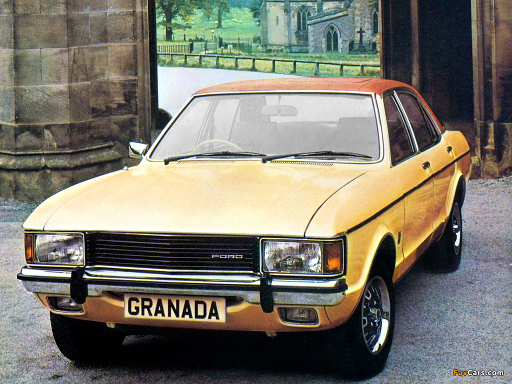 Ford Granada 4-door Saloon UK-spec 1972–77 pictures (1024 x 768)