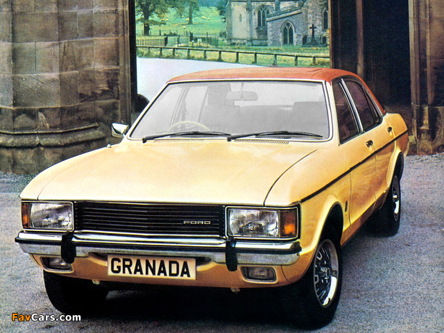 Ford Granada 4-door Saloon UK-spec 1972–77 pictures (640 x 480)