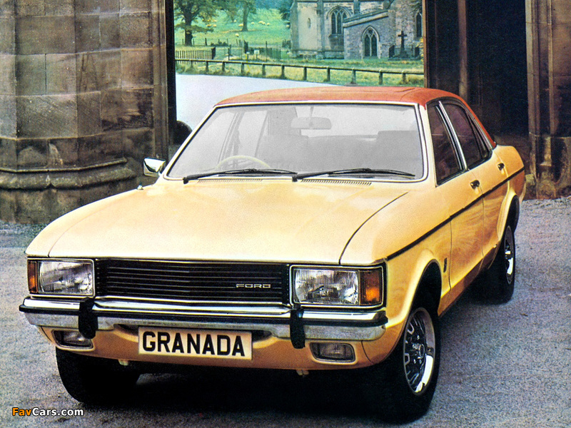 Ford Granada 4-door Saloon UK-spec 1972–77 pictures (800 x 600)