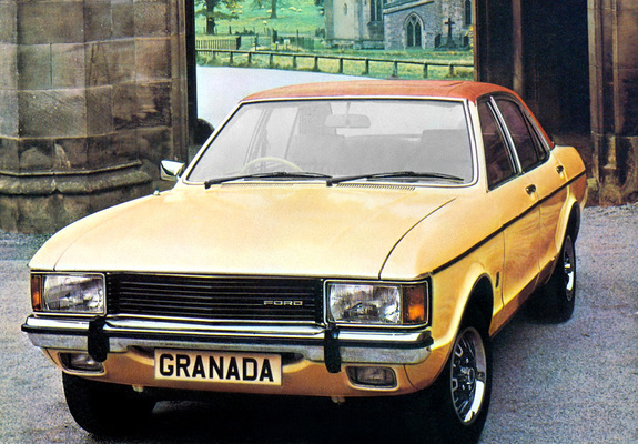 Ford Granada 4-door Saloon UK-spec 1972–77 pictures