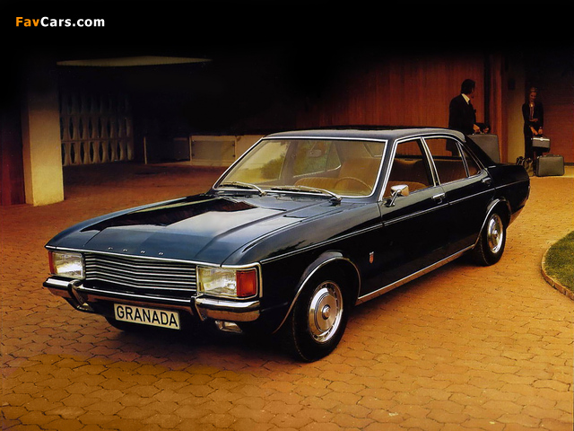 Ford Granada GXL 4-door Saloon 1972–77 wallpapers (640 x 480)