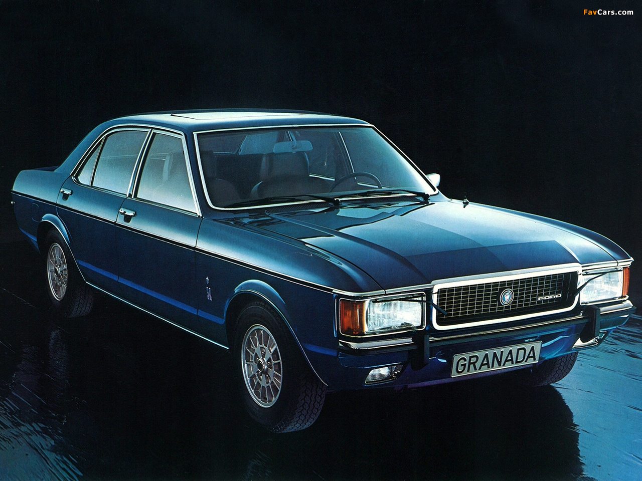 Ford Granada Ghia 4-door Saloon 1972–77 wallpapers (1280 x 960)