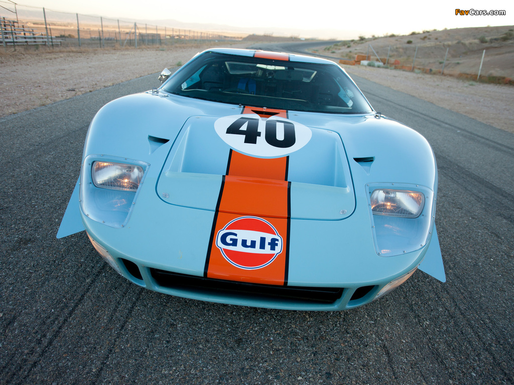 Ford GT40 Gulf Oil Le Mans 1968 images (1024 x 768)