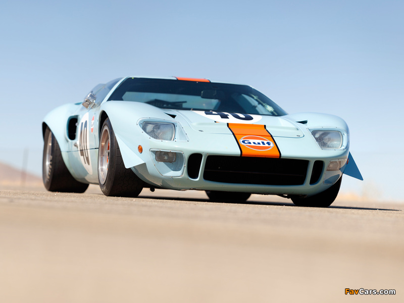 Ford GT40 Gulf Oil Le Mans 1968 photos (800 x 600)