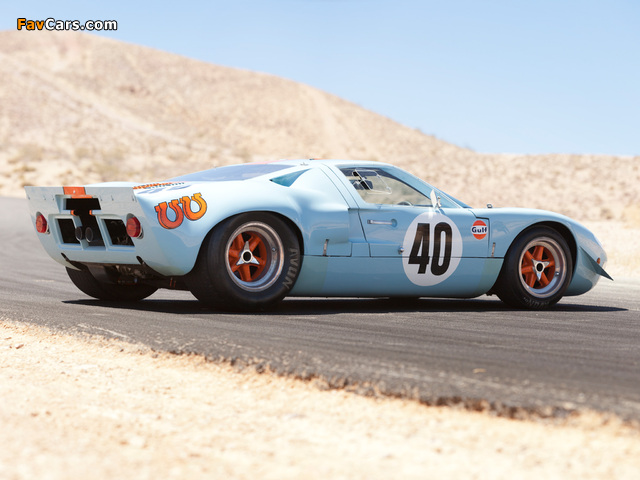 Ford GT40 Gulf Oil Le Mans 1968 photos (640 x 480)