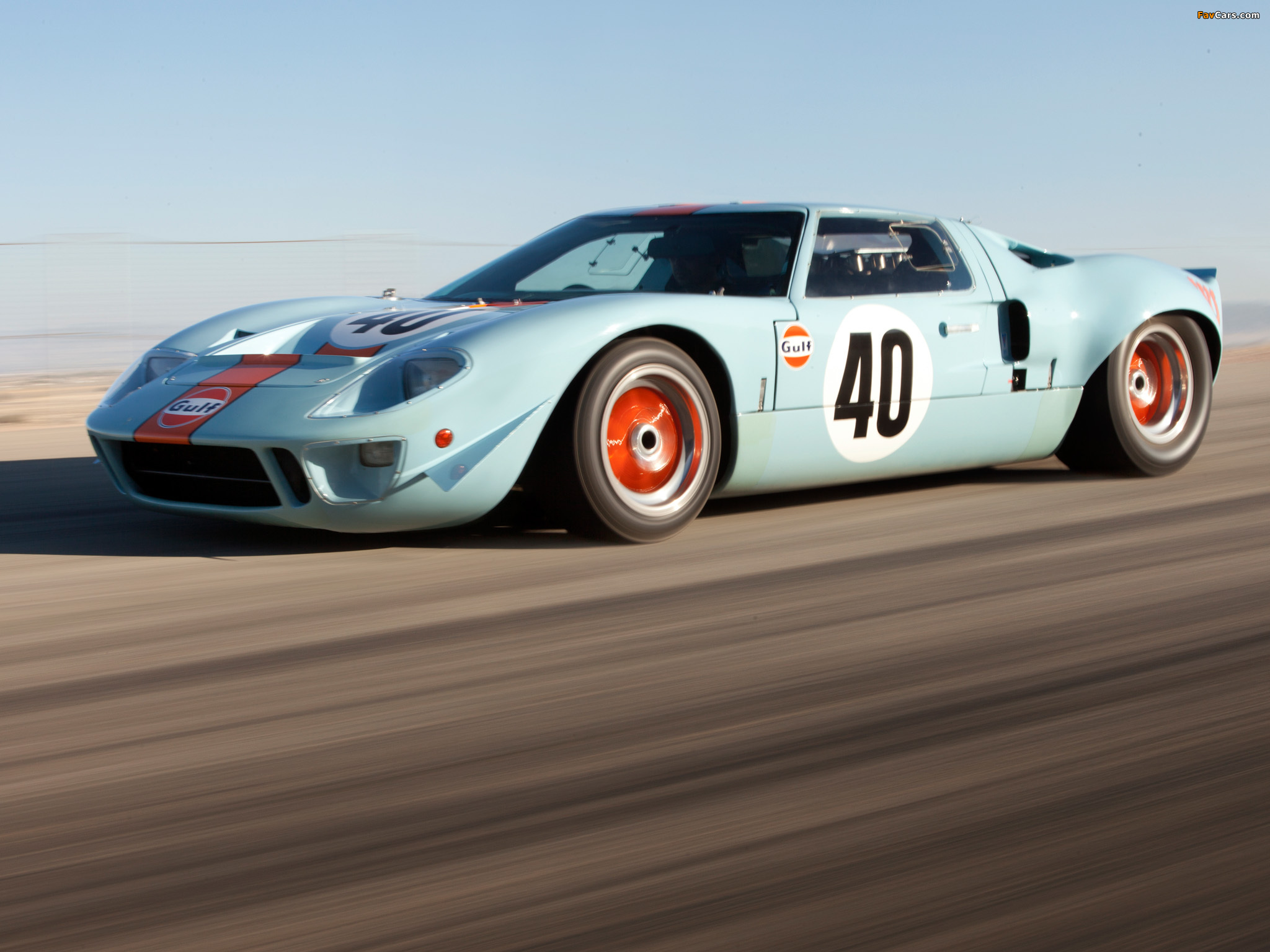 Ford GT40 Gulf Oil Le Mans 1968 pictures (2048 x 1536)