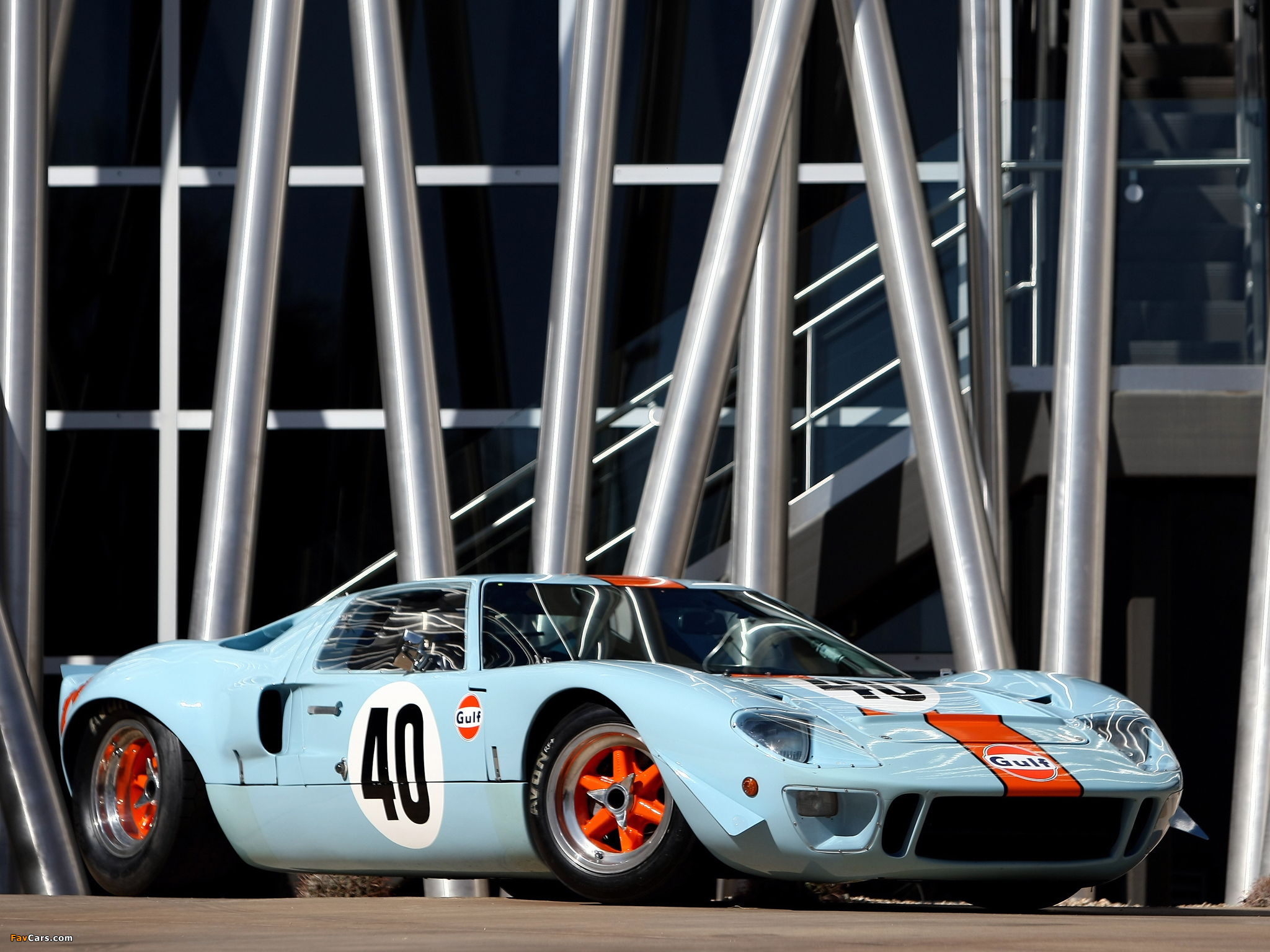 Ford GT40 Gulf Oil Le Mans 1968 pictures (2048 x 1536)