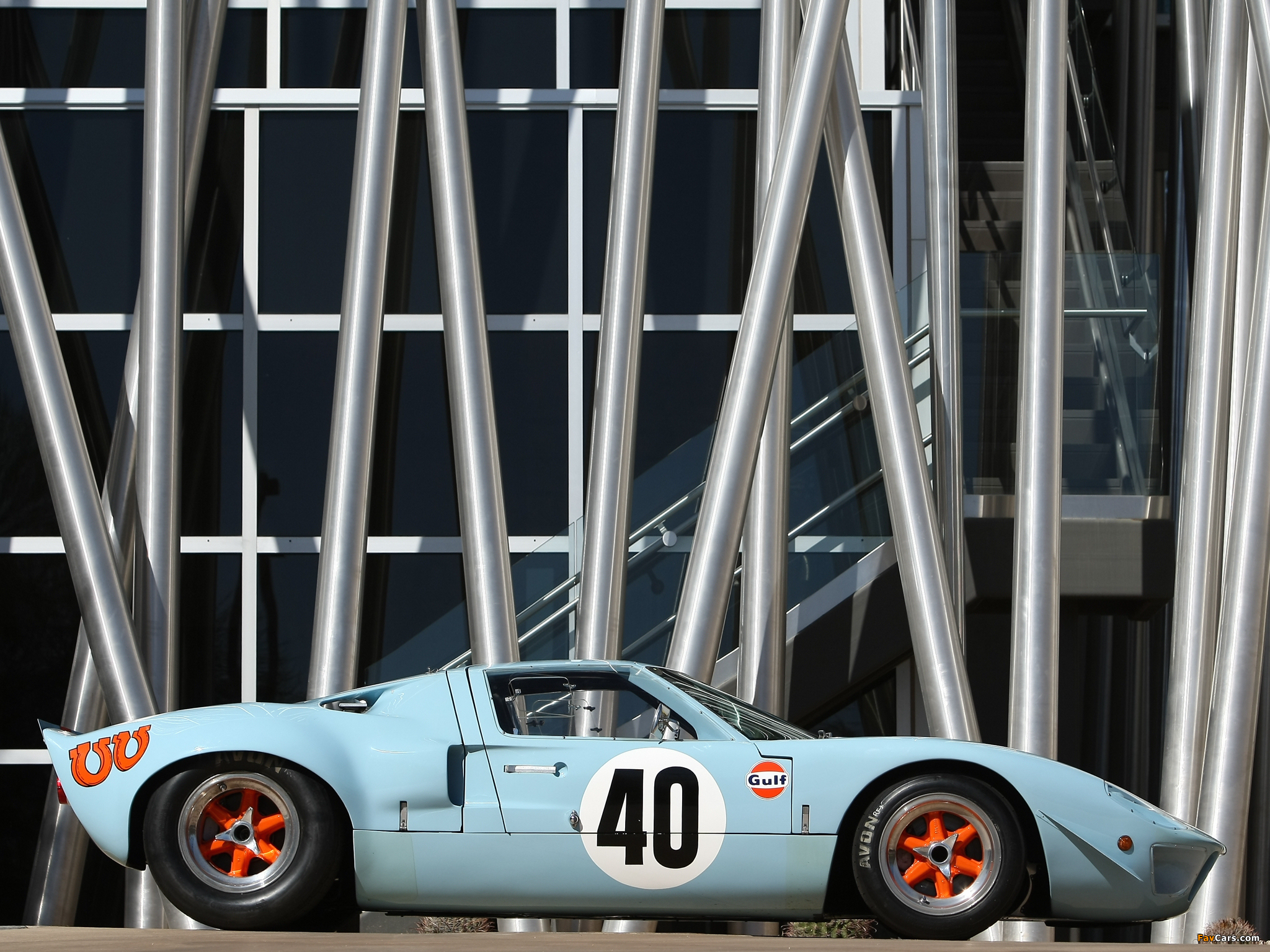 Ford GT40 Gulf Oil Le Mans 1968 wallpapers (2048 x 1536)