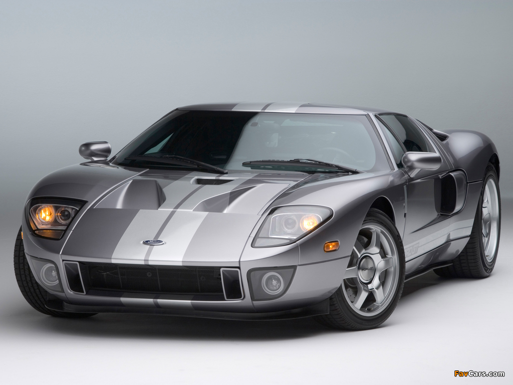 Ford GT Tungsten 2006 wallpapers (1024 x 768)