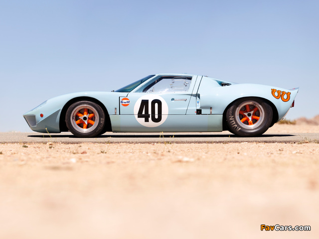 Images of Ford GT40 Gulf Oil Le Mans 1968 (640 x 480)