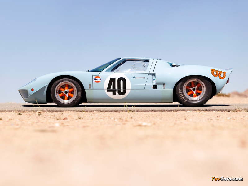 Images of Ford GT40 Gulf Oil Le Mans 1968 (800 x 600)