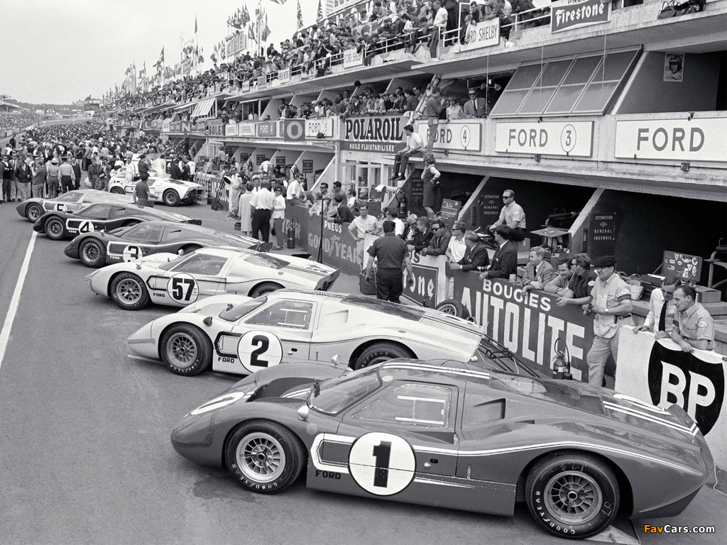 Photos of Ford GT40 Le Mans Race Car 1966 (1024 x 768)