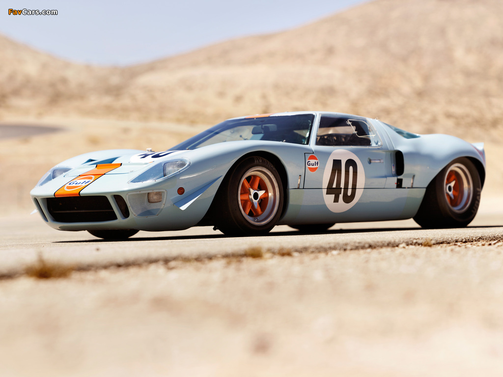 Photos of Ford GT40 Gulf Oil Le Mans 1968 (1024 x 768)