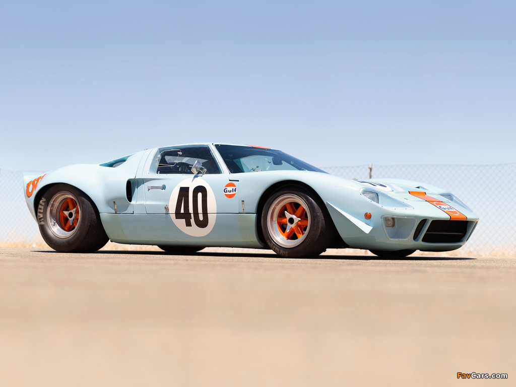 Photos of Ford GT40 Gulf Oil Le Mans 1968 (1024 x 768)