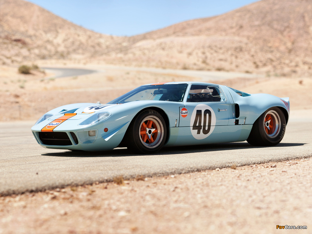 Pictures of Ford GT40 Gulf Oil Le Mans 1968 (1024 x 768)