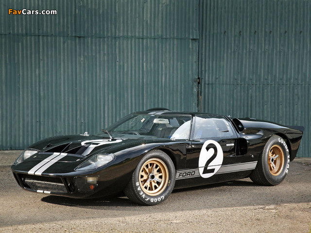 Ford GT40 Le Mans Race Car 1966 wallpapers (640 x 480)