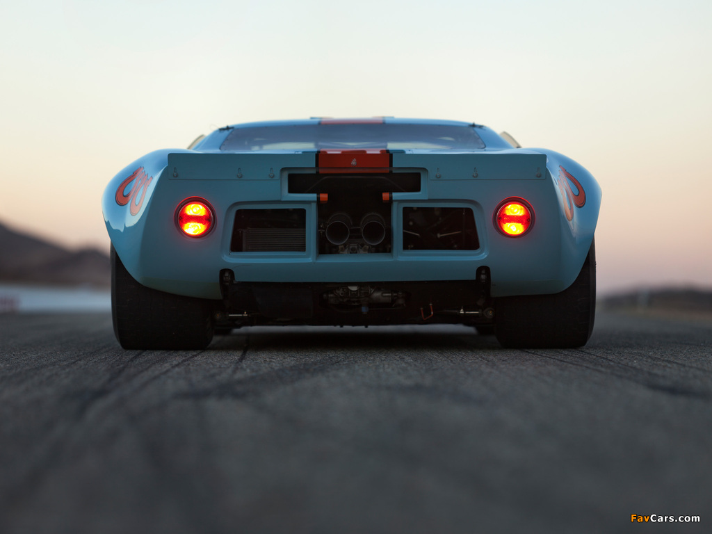 Ford GT40 Gulf Oil Le Mans 1968 wallpapers (1024 x 768)