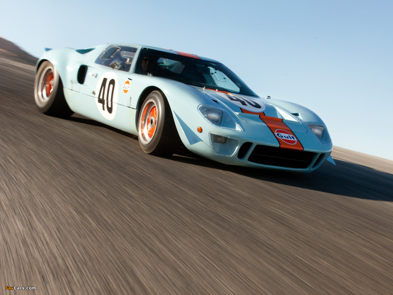 Ford GT40 Gulf Oil Le Mans 1968 wallpapers (1280 x 960)
