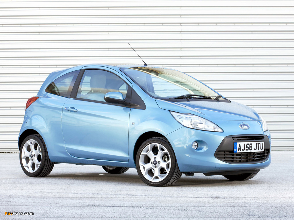 Ford Ka UK-spec 2008 wallpapers (1024 x 768)