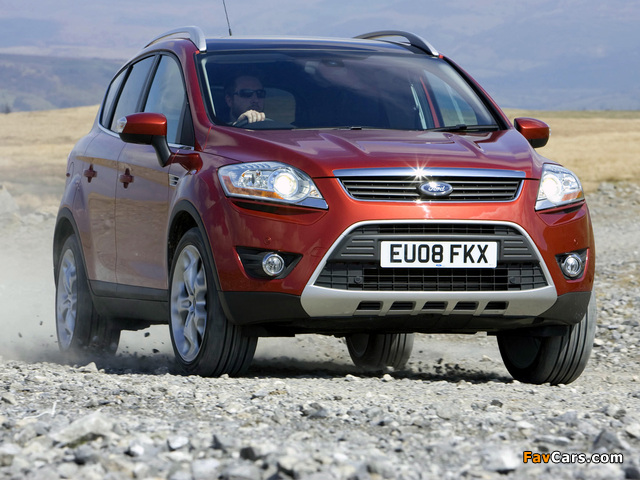 Ford Kuga UK-spec 2008 wallpapers (640 x 480)