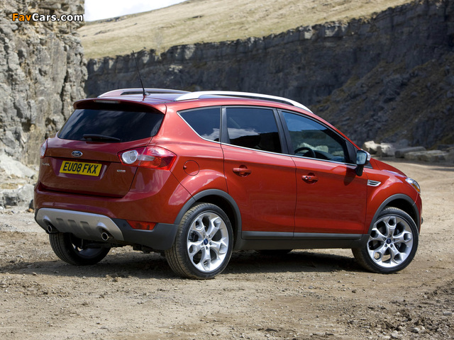 Ford Kuga UK-spec 2008 wallpapers (640 x 480)