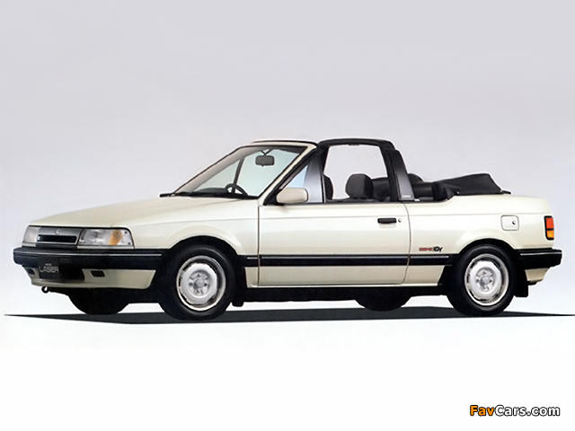 Ford Laser Cabriolet JP-spec (BF) 1987–89 wallpapers (640 x 480)