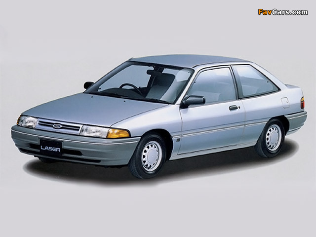 Ford Laser Coupe JP-spec (BG) 1989–94 wallpapers (640 x 480)