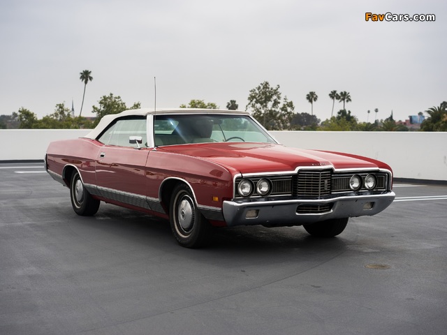 Ford LTD Convertible (76H) 1972 images (640 x 480)