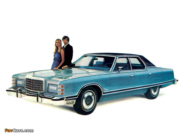 Ford LTD Landau Sedan 1975–78 wallpapers (640 x 480)