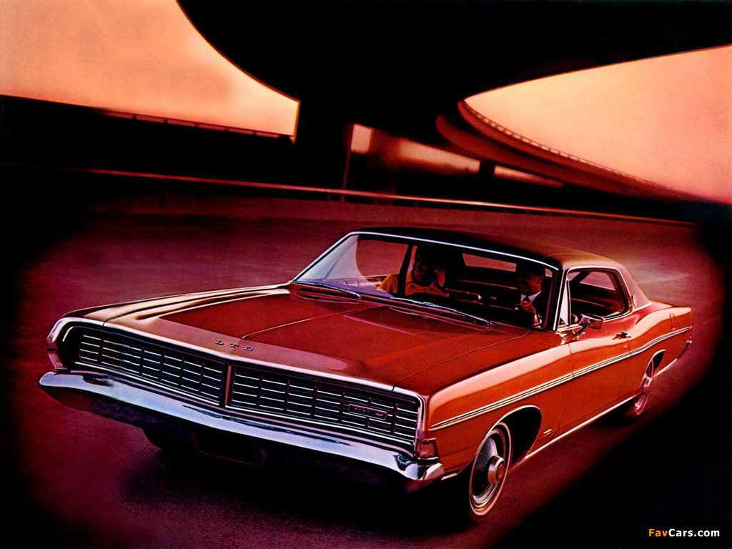 Images of Ford LTD Hardtop Coupe 1968 (1024 x 768)