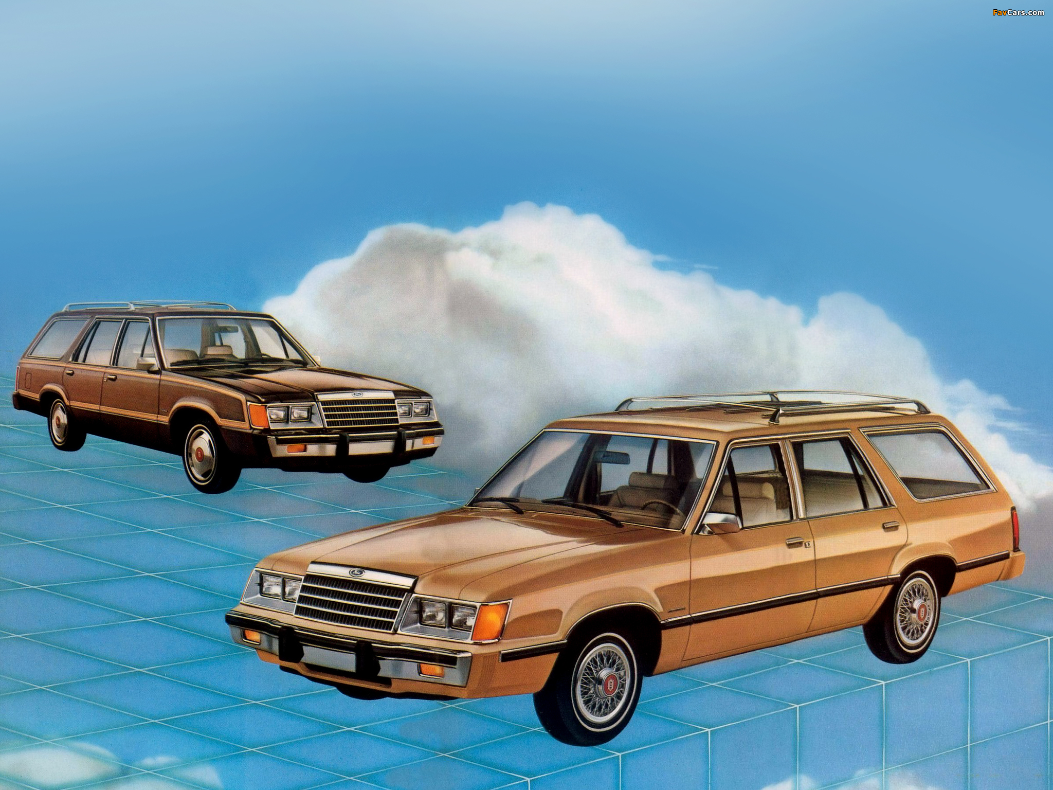 Photos of Ford LTD Squire Wagon & LTD Wagon 1983 (2048 x 1536)