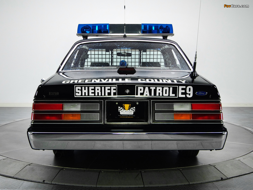 Pictures of Ford LTD Patrol Car 1984–85 (1024 x 768)