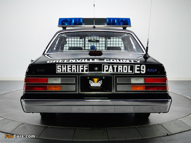 Pictures of Ford LTD Patrol Car 1984–85 (640 x 480)