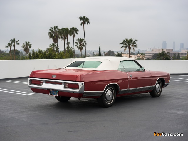 Ford LTD Convertible (76H) 1972 wallpapers (640 x 480)