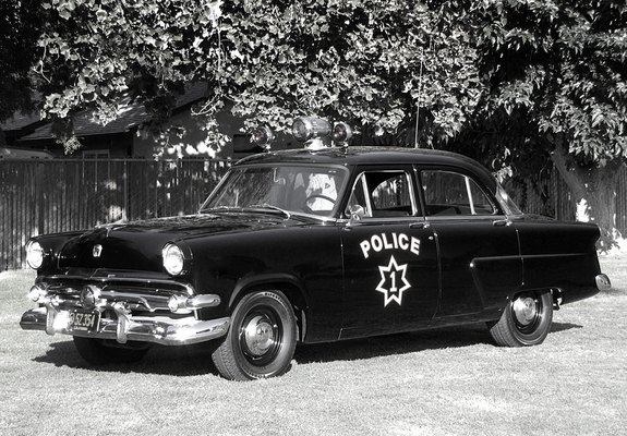 Ford Mainline Fordor Police Sedan (73A) 1954 wallpapers