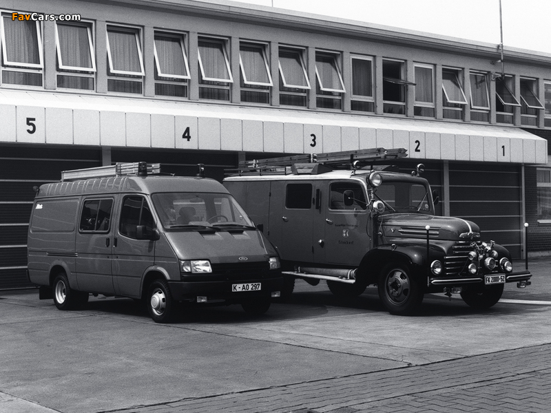 Photos of Ford Transit Combi 1988 & FK 2000 1952 (800 x 600)