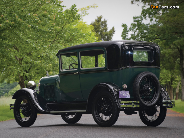Ford Model A Tudor Sedan (55A) 1927–29 images (640 x 480)