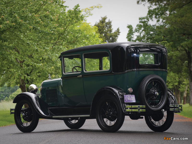 Ford Model A Tudor Sedan (55A) 1927–29 images (800 x 600)