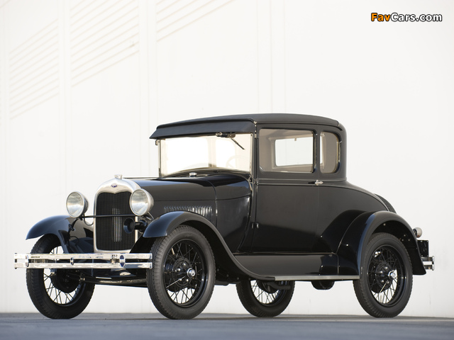Ford Model A 5-window Coupe (45A) 1927–29 photos (640 x 480)