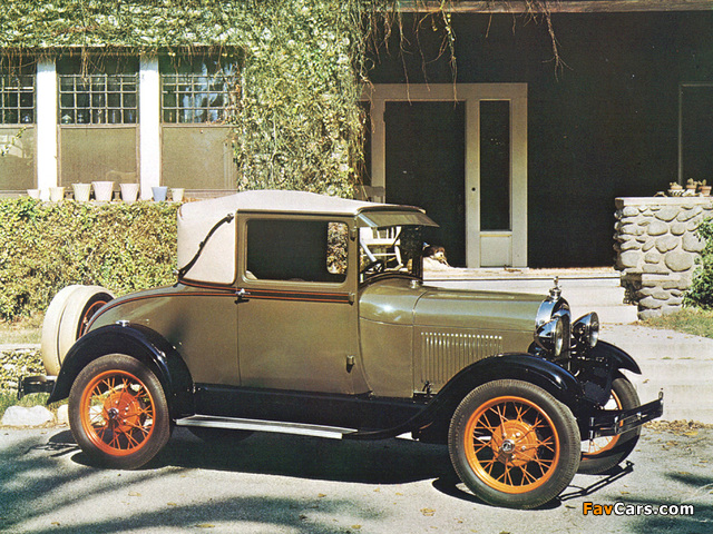 Ford Model A Sport Coupe (50A) 1927–29 photos (640 x 480)