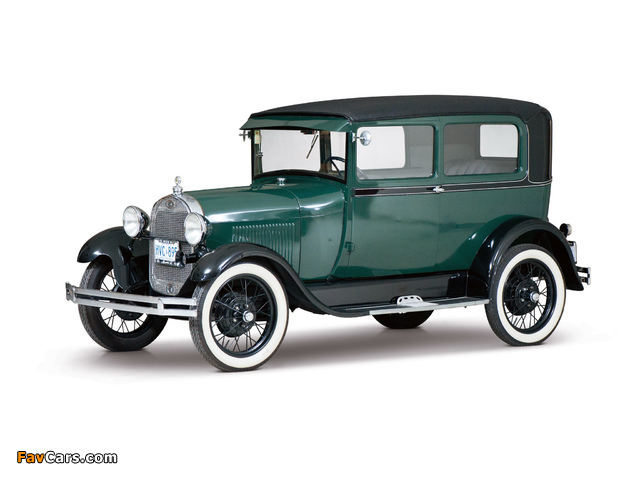 Ford Model A Tudor Sedan (55A) 1927–29 pictures (640 x 480)