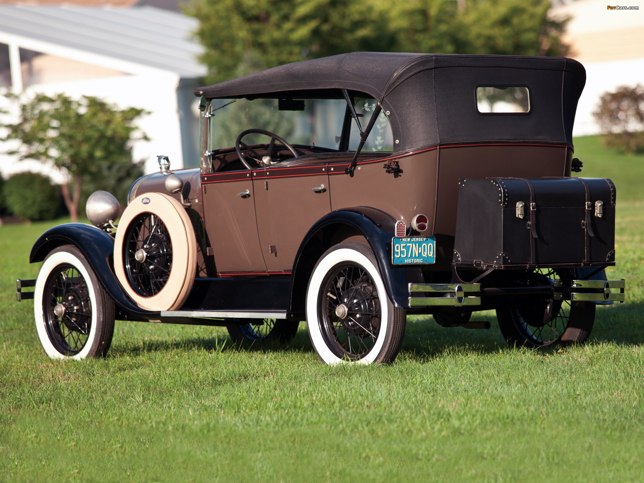 Ford Model A 4-door Phaeton (35A) 1927–29 wallpapers (2048 x 1536)
