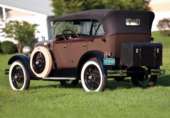 Ford Model A 4-door Phaeton (35A) 1927–29 wallpapers